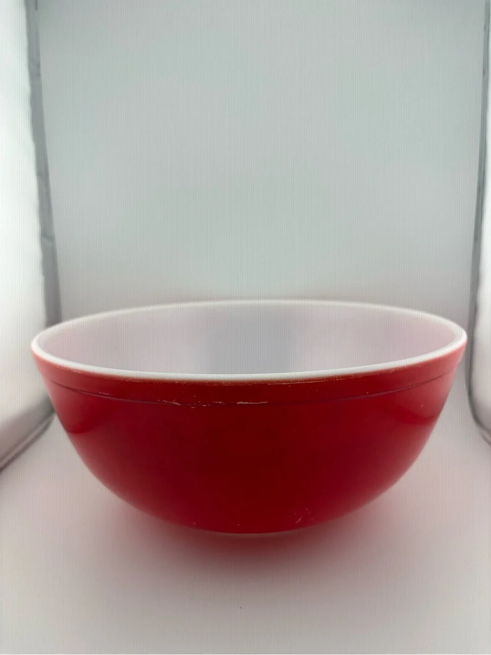Vintage Pyrex 404 Red Mixing Bowl